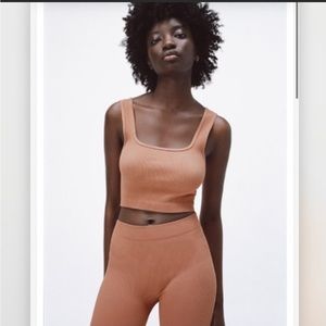 Zara Seamless Ribbed Shorts